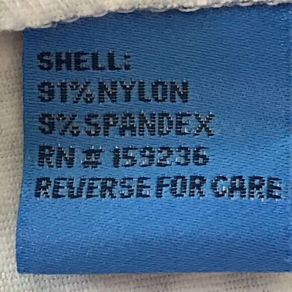 J. Mclaughlin Honeycomb Carmel Pants Women L Blue White Geometric Zip Pocket - Picture 12 of 13